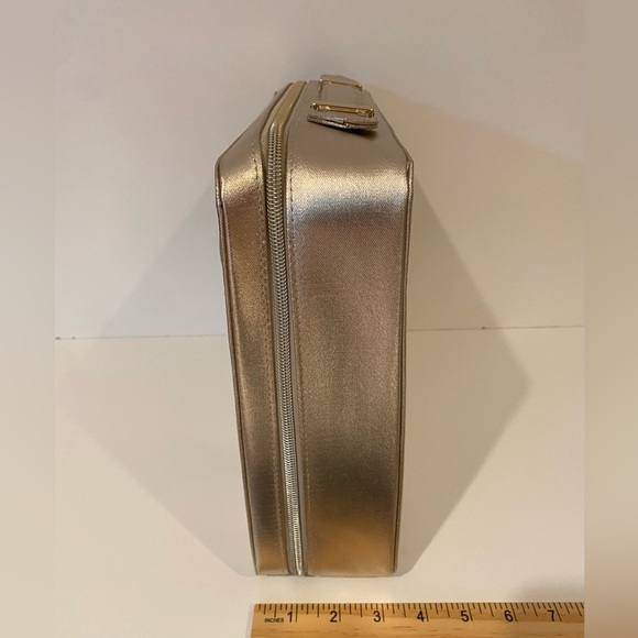 NWOT Lancome Gold Cosmetic Case - Picture 6 of 6